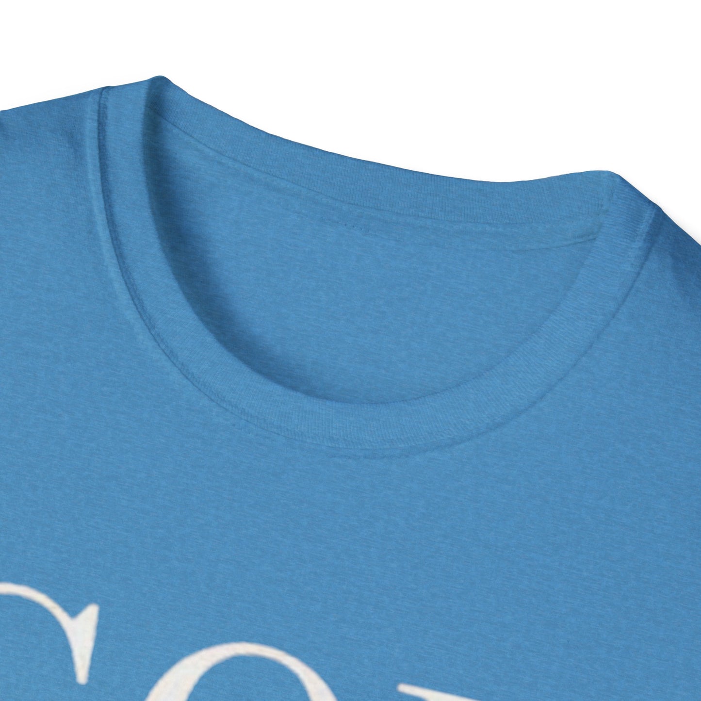 God Family Football Unisex Softstyle T-Shirt | Family Game Day Tee, Sporty Gift, Everyday Comfort, Fall Sportswear, Faith-Inspired Apparel
