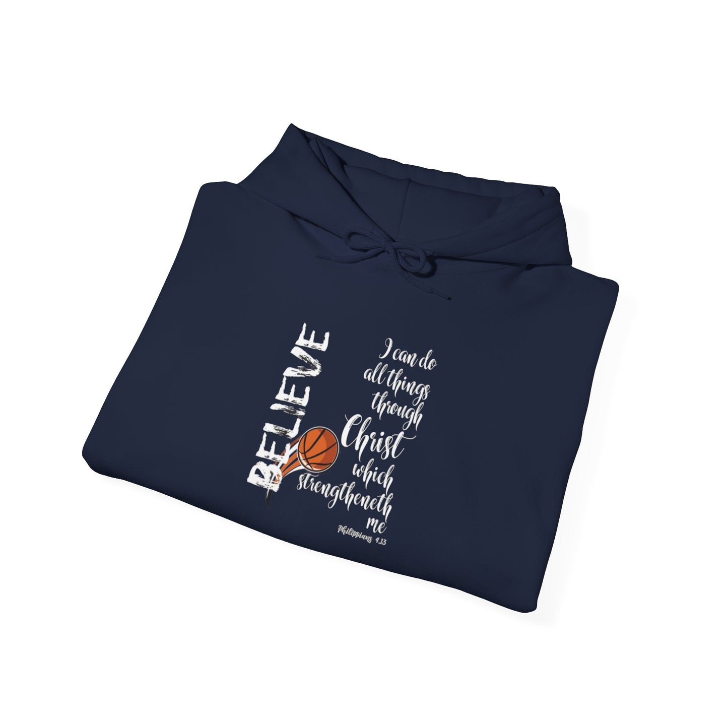 Inspirational Hooded Sweatshirt: Believe in Yourself, Unisex Sweatshirt, Motivational Apparel, Gift for Encouragement, Cozy Hoodie