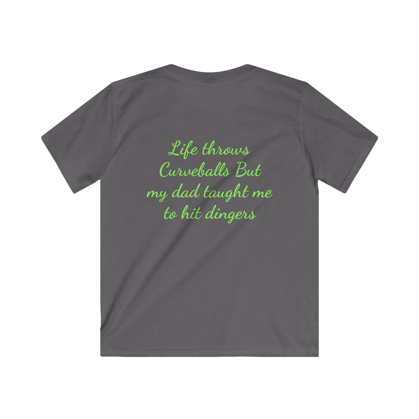 Kids Sports Quote Tee, Fun Kids T-Shirt, Gift for Young Athletes, Baseball Fan Shirt, Youth Softstyle Shirt, Inspirational Kid's Apparel
