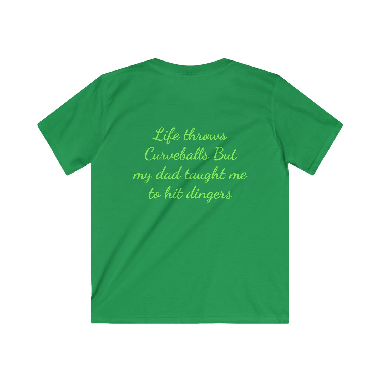 Kids Sports Quote Tee, Fun Kids T-Shirt, Gift for Young Athletes, Baseball Fan Shirt, Youth Softstyle Shirt, Inspirational Kid's Apparel