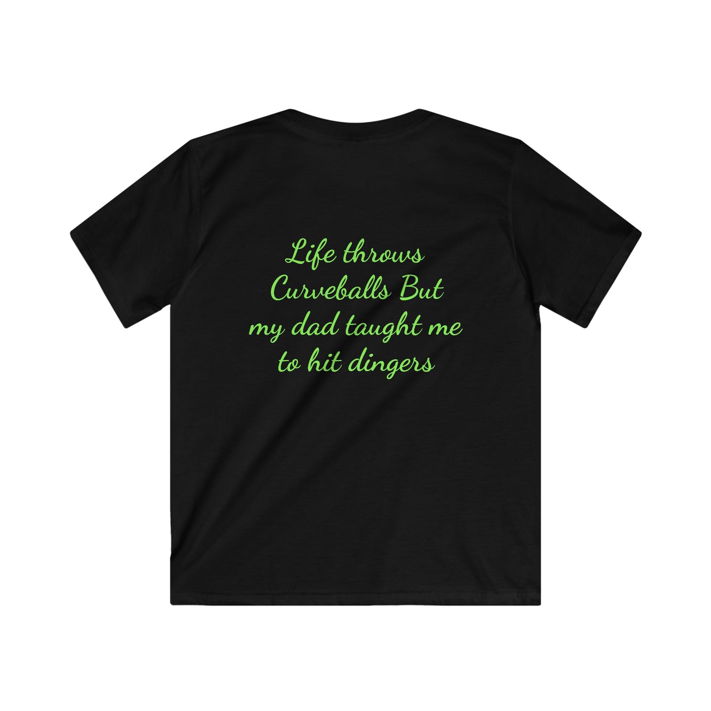 Kids Sports Quote Tee, Fun Kids T-Shirt, Gift for Young Athletes, Baseball Fan Shirt, Youth Softstyle Shirt, Inspirational Kid's Apparel