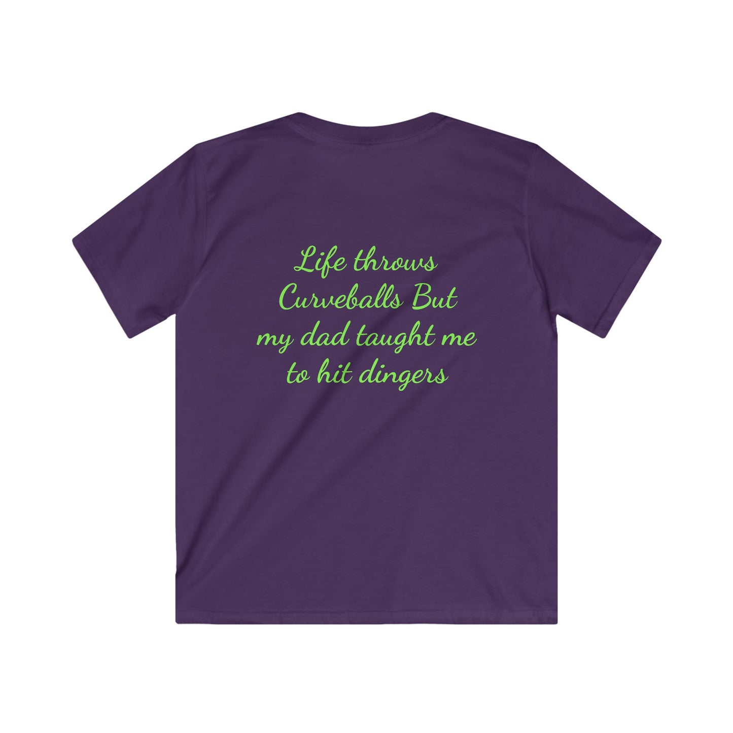 Kids Sports Quote Tee, Fun Kids T-Shirt, Gift for Young Athletes, Baseball Fan Shirt, Youth Softstyle Shirt, Inspirational Kid's Apparel