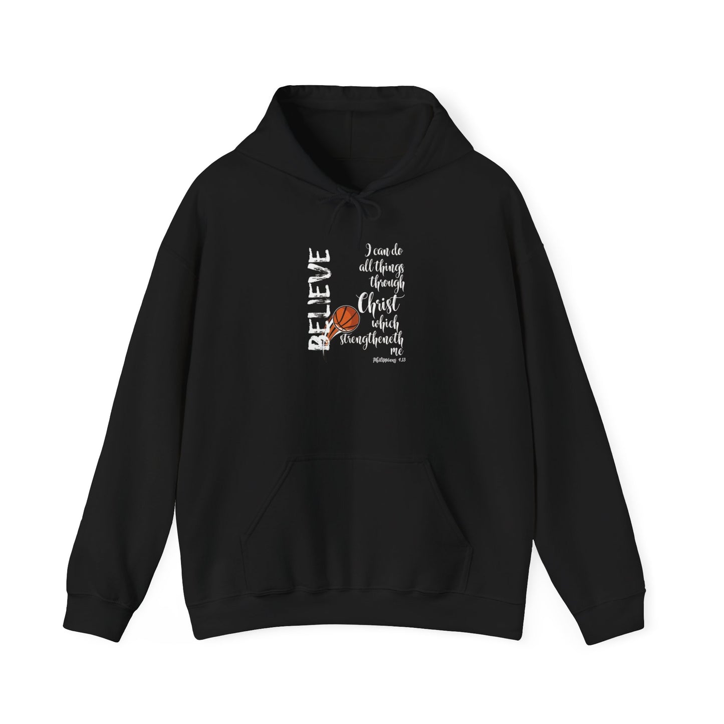 Inspirational Hooded Sweatshirt: Believe in Yourself, Unisex Sweatshirt, Motivational Apparel, Gift for Encouragement, Cozy Hoodie