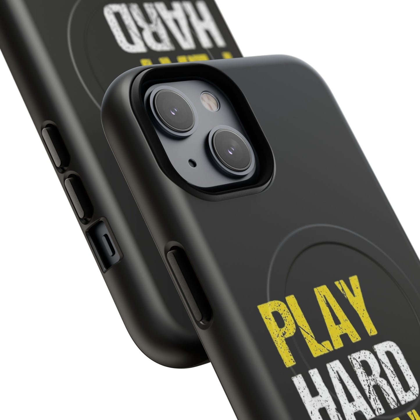 Tough Magnetic Phone Case, Play Hard Pray Harder, Durable Protection, Gifts for Gamers, Sports Enthusiasts, Everyday Use