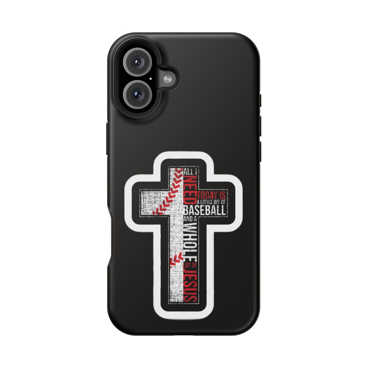 Baseball-themed Phone Case, Religious Cell Phone Cover, Impact-Resistant Case for Sports Lovers, Christian Gifts, Durable Mobile Accessory