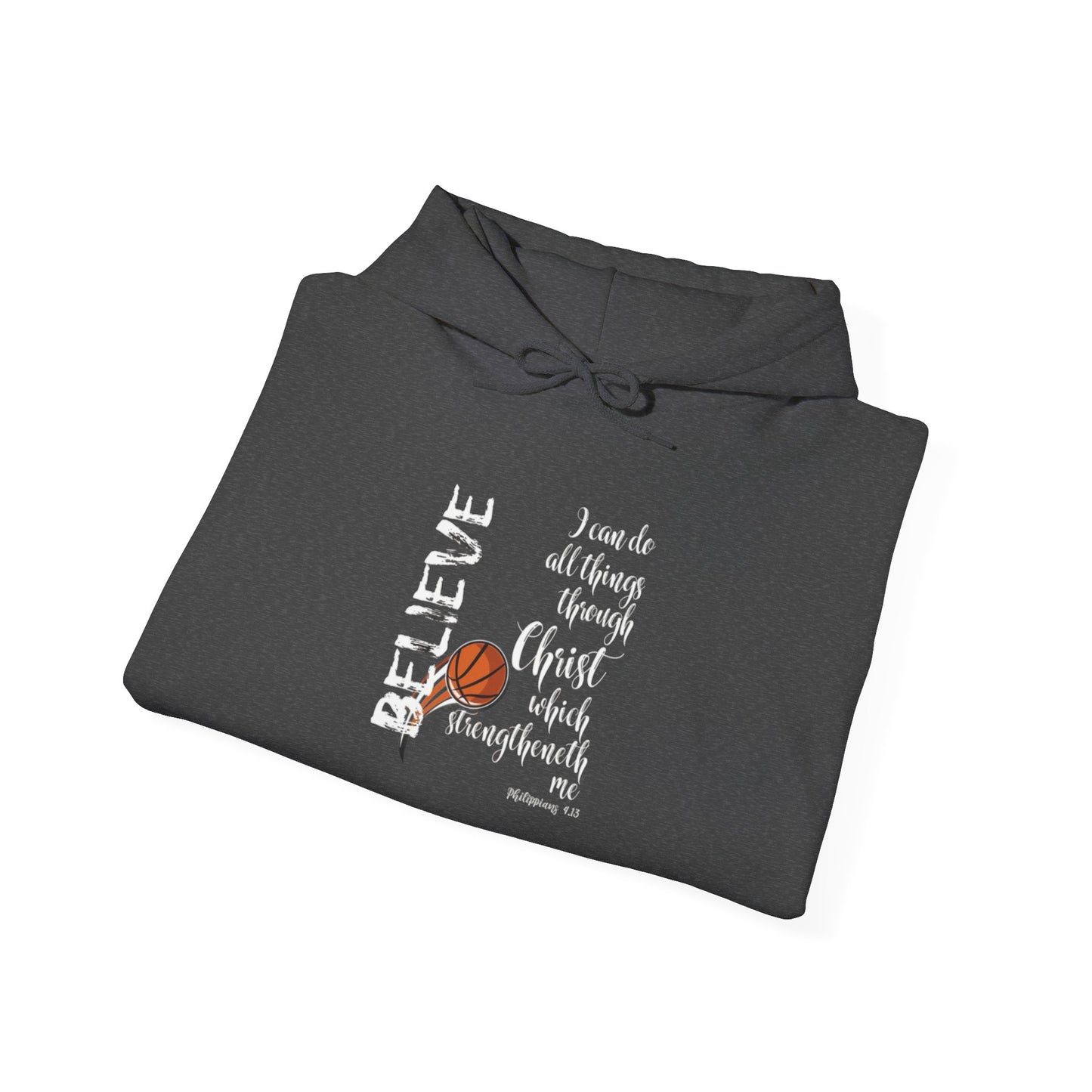 Inspirational Hooded Sweatshirt: Believe in Yourself, Unisex Sweatshirt, Motivational Apparel, Gift for Encouragement, Cozy Hoodie