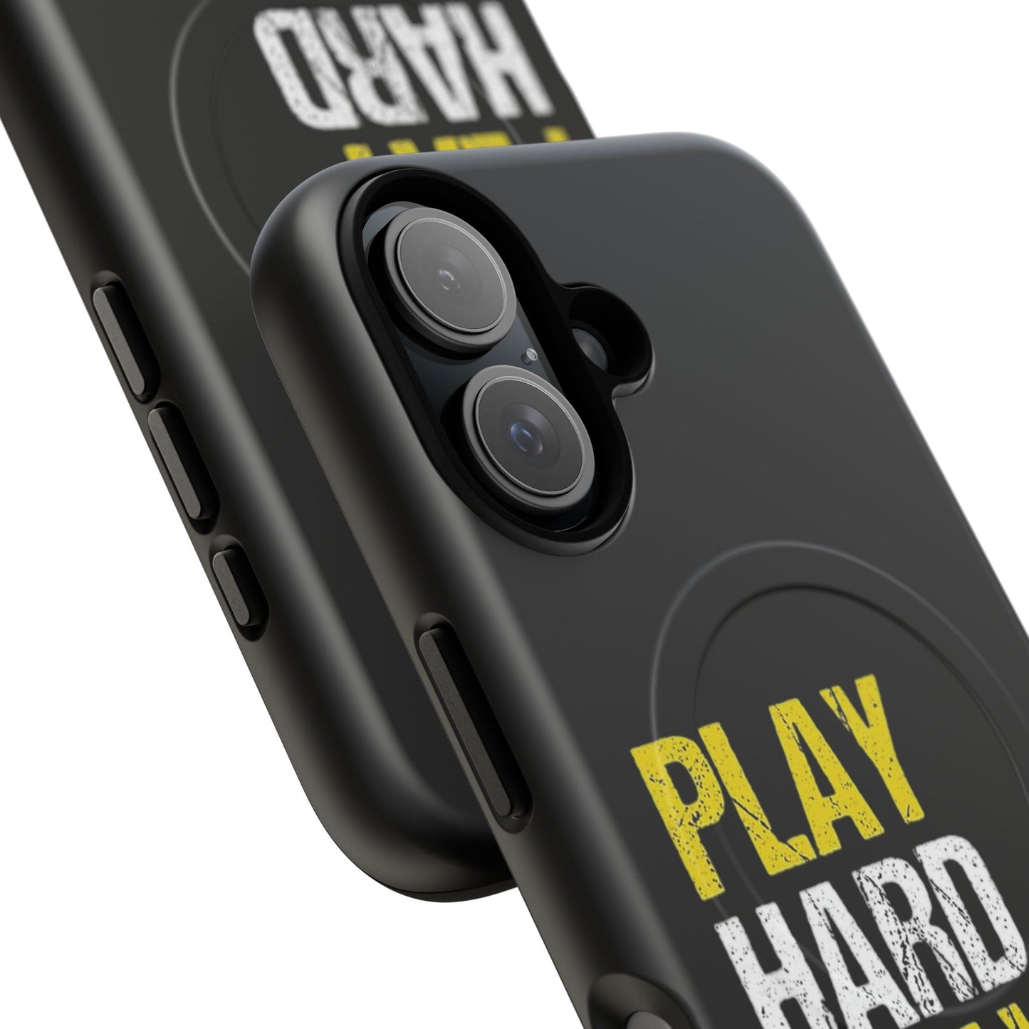 Tough Magnetic Phone Case, Play Hard Pray Harder, Durable Protection, Gifts for Gamers, Sports Enthusiasts, Everyday Use