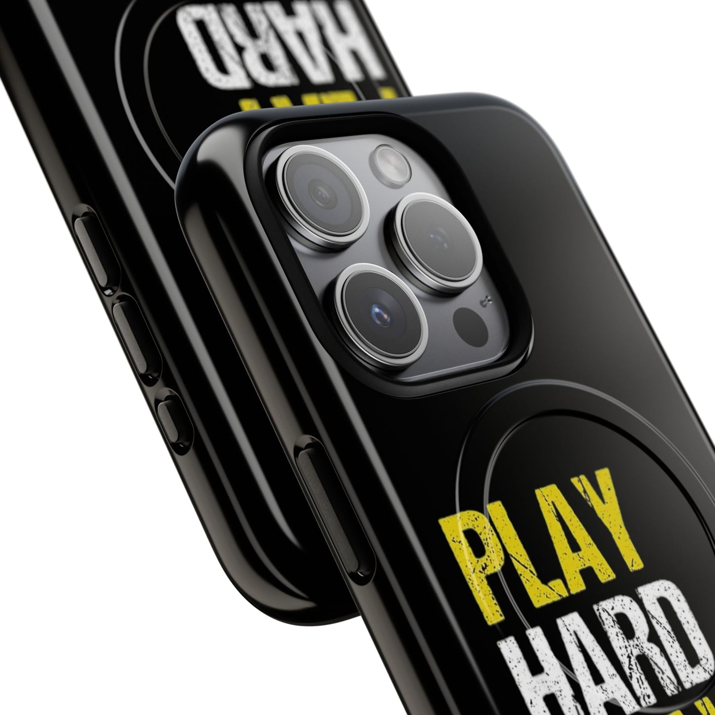 Tough Magnetic Phone Case, Play Hard Pray Harder, Durable Protection, Gifts for Gamers, Sports Enthusiasts, Everyday Use