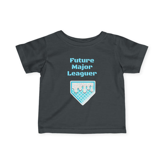 Future Major Leaguer Infant Tee - Adorable Baby Shirt, Gift for Sports Fans, Baby Shower, Little Athlete, Toddler Casual Wear