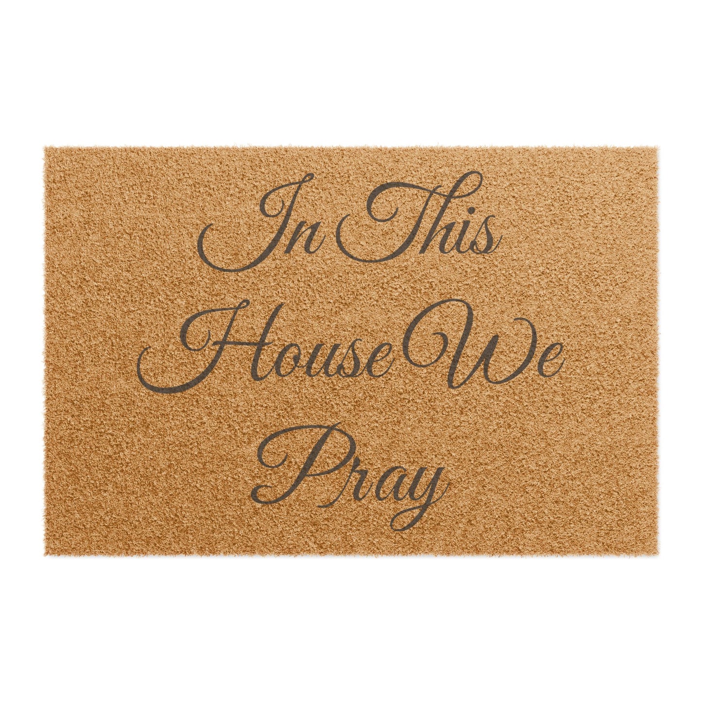 Prayer Doormat - Welcome Mat, Housewarming Gift, Religious Decor, Home Blessing, Christian Home Entryway