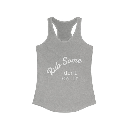 Women's Racerback Tank Top, Summer Workout Top, Casual Wear, Gift for Her, Fitness Apparel, Vacation Essential