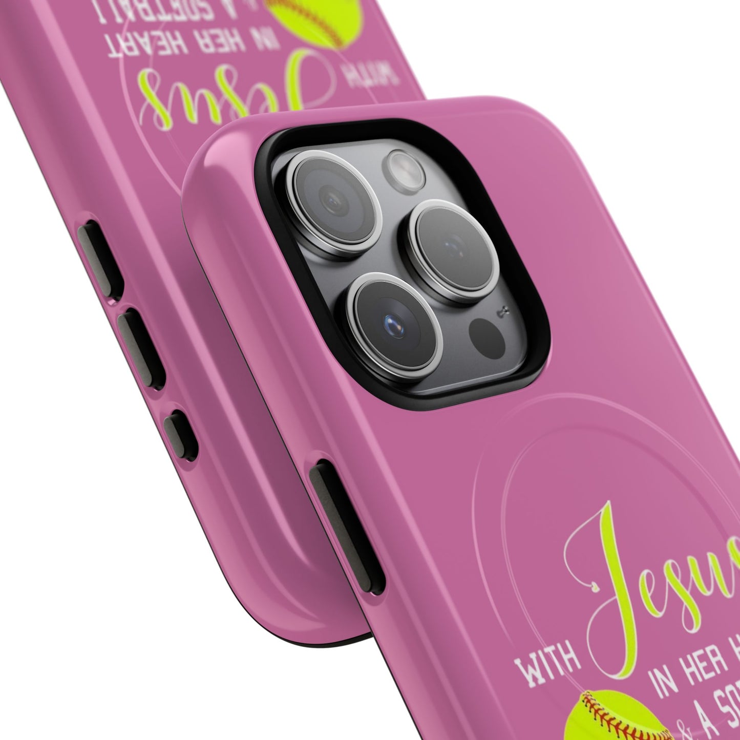Stylish Magnetic Phone Case, Softball Lover Gift, Unstoppable Case with Jesus Design, Sports Accessory, Christian Sports Enthusiast [...]