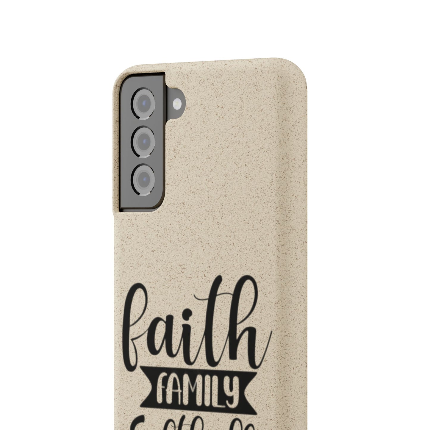 Biodegradable Softball Case - Faith Family Design, Eco-Friendly Phone Cover, Gift for Softball Lovers, Sustainable Accessory, Sports [...]