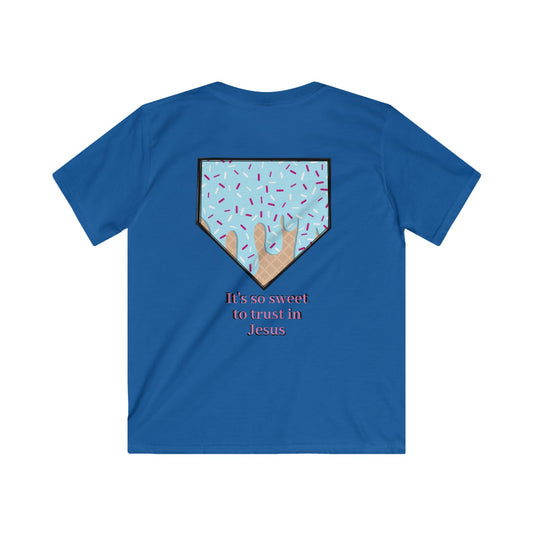 Kids Inspirational Graphic Tee with Fun Designs, Sweet Faith T-Shirt, Cute Youth Tops, Perfect for Birthdays, Family Gatherings, [...]