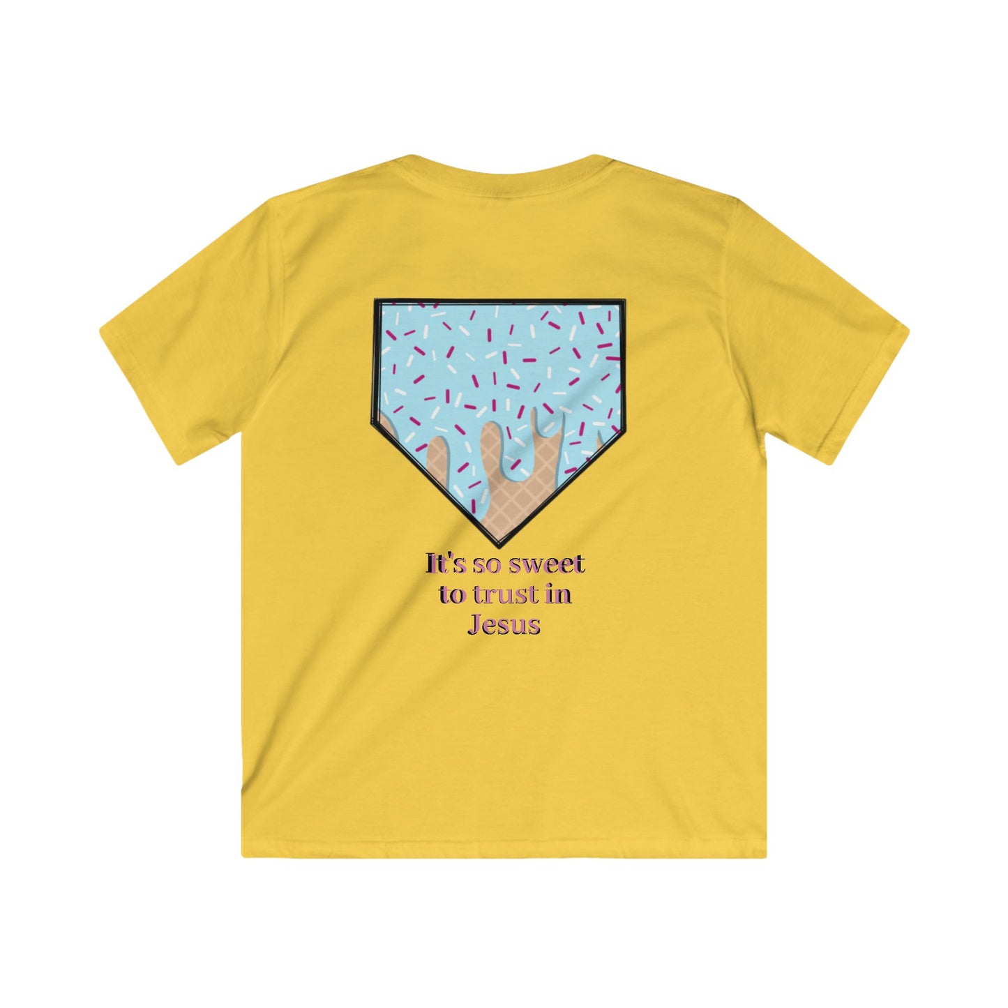 Kids Inspirational Graphic Tee with Fun Designs, Sweet Faith T-Shirt, Cute Youth Tops, Perfect for Birthdays, Family Gatherings, [...]