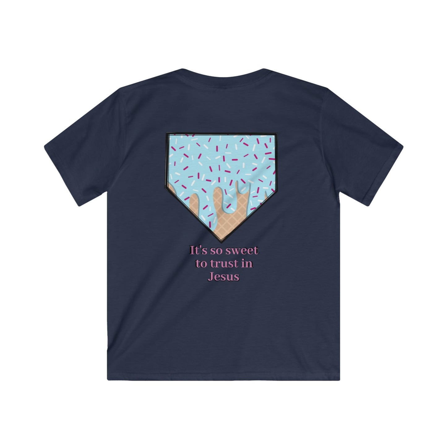 Kids Inspirational Graphic Tee with Fun Designs, Sweet Faith T-Shirt, Cute Youth Tops, Perfect for Birthdays, Family Gatherings, [...]