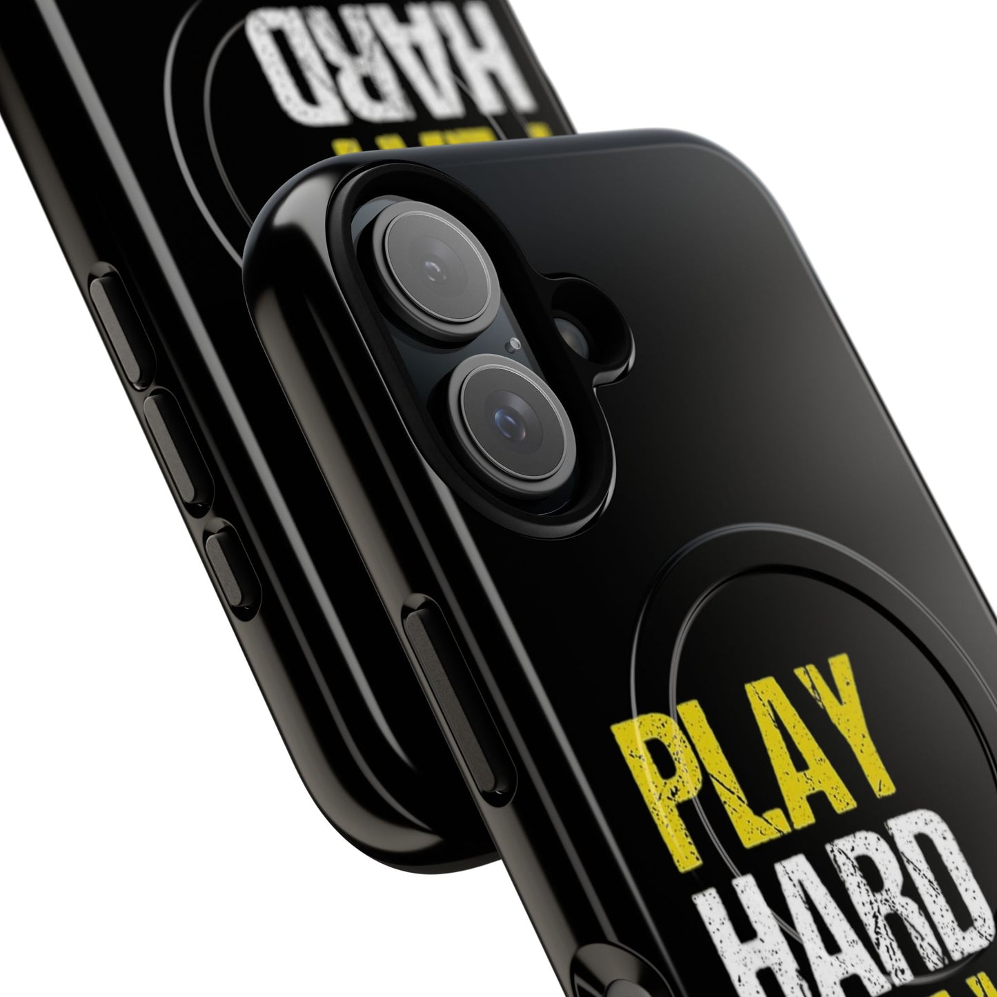 Tough Magnetic Phone Case, Play Hard Pray Harder, Durable Protection, Gifts for Gamers, Sports Enthusiasts, Everyday Use