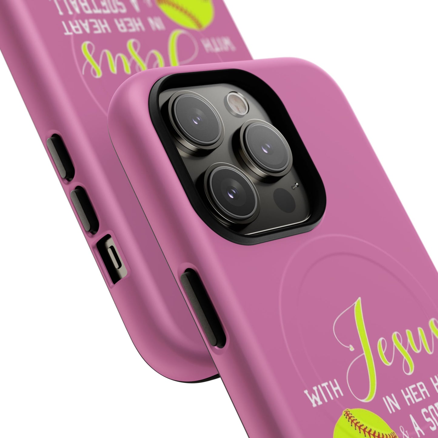 Stylish Magnetic Phone Case, Softball Lover Gift, Unstoppable Case with Jesus Design, Sports Accessory, Christian Sports Enthusiast [...]
