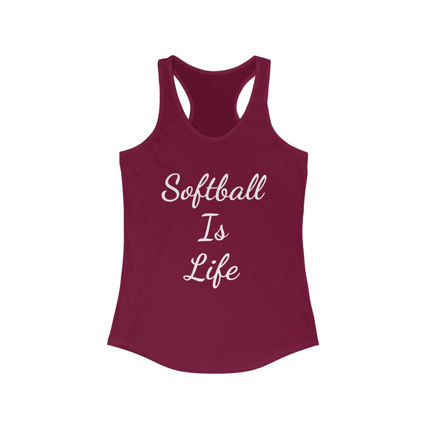 Women's Ideal Racerback Tank Top, Summer Fitness Top, Casual Workout Apparel, Gift for Her, Activewear