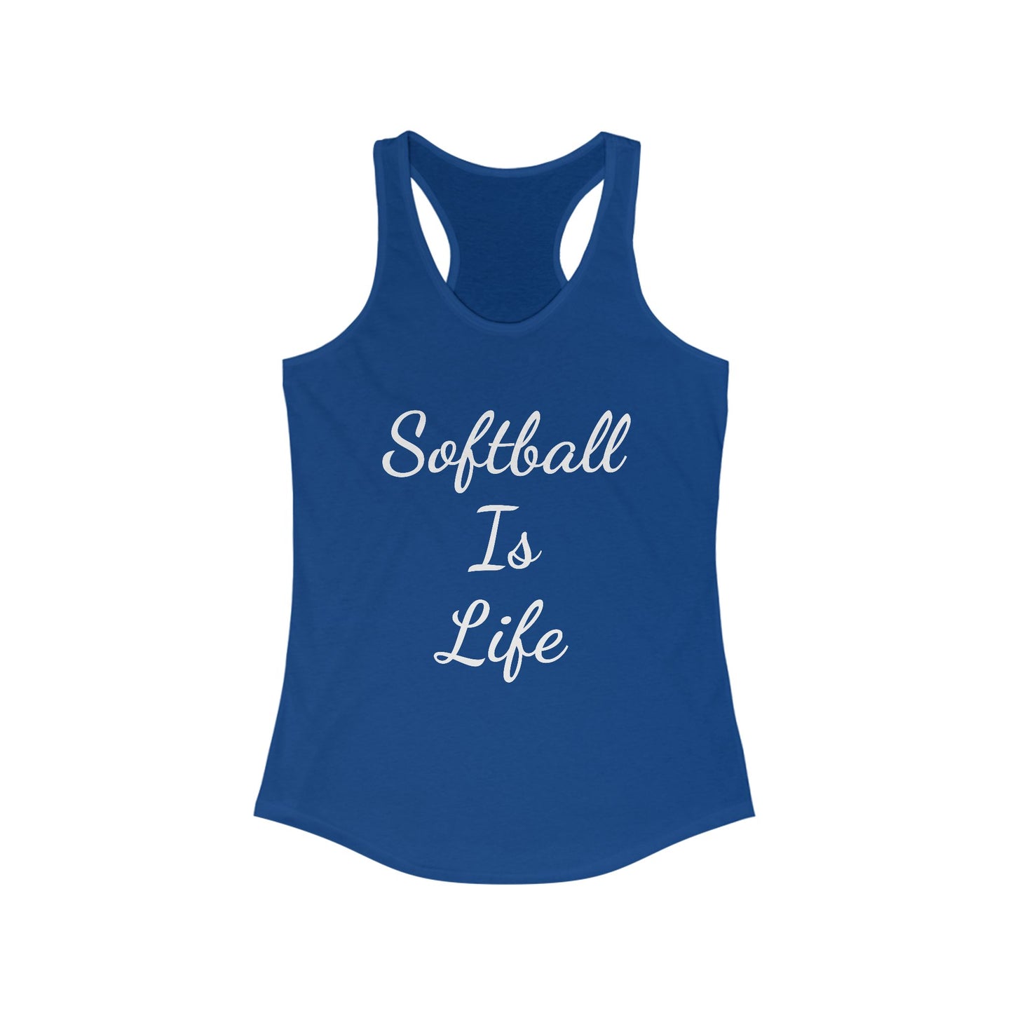 Women's Ideal Racerback Tank Top, Summer Fitness Top, Casual Workout Apparel, Gift for Her, Activewear