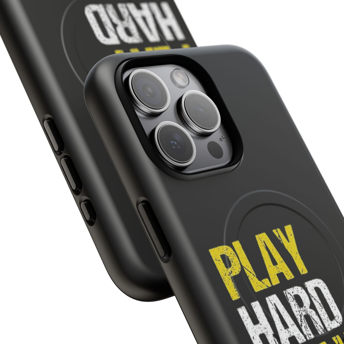 Tough Magnetic Phone Case, Play Hard Pray Harder, Durable Protection, Gifts for Gamers, Sports Enthusiasts, Everyday Use