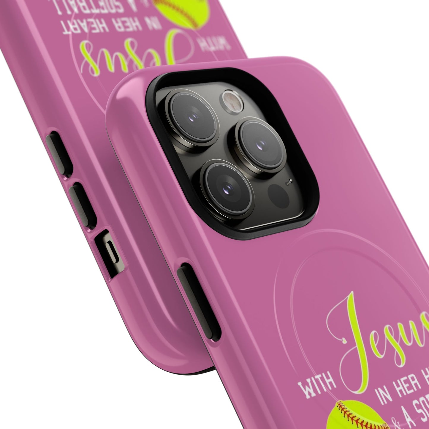 Stylish Magnetic Phone Case, Softball Lover Gift, Unstoppable Case with Jesus Design, Sports Accessory, Christian Sports Enthusiast [...]