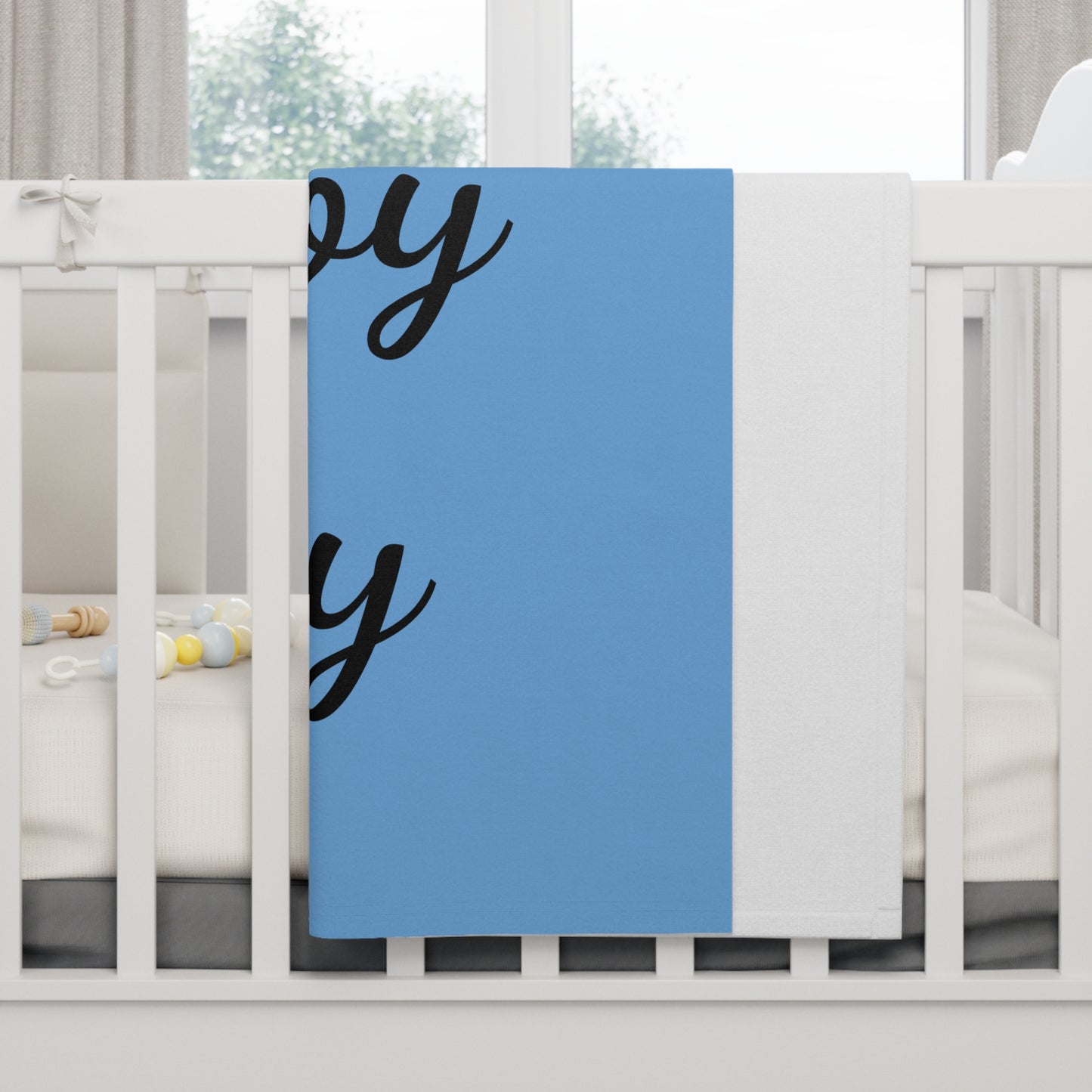 Blessed Baby Boy Fleece Blanket | Cozy Baby Gift, Newborn Nursery Decor, Shower Gift, Baby Boy Blanket, Soft Baby Blanket