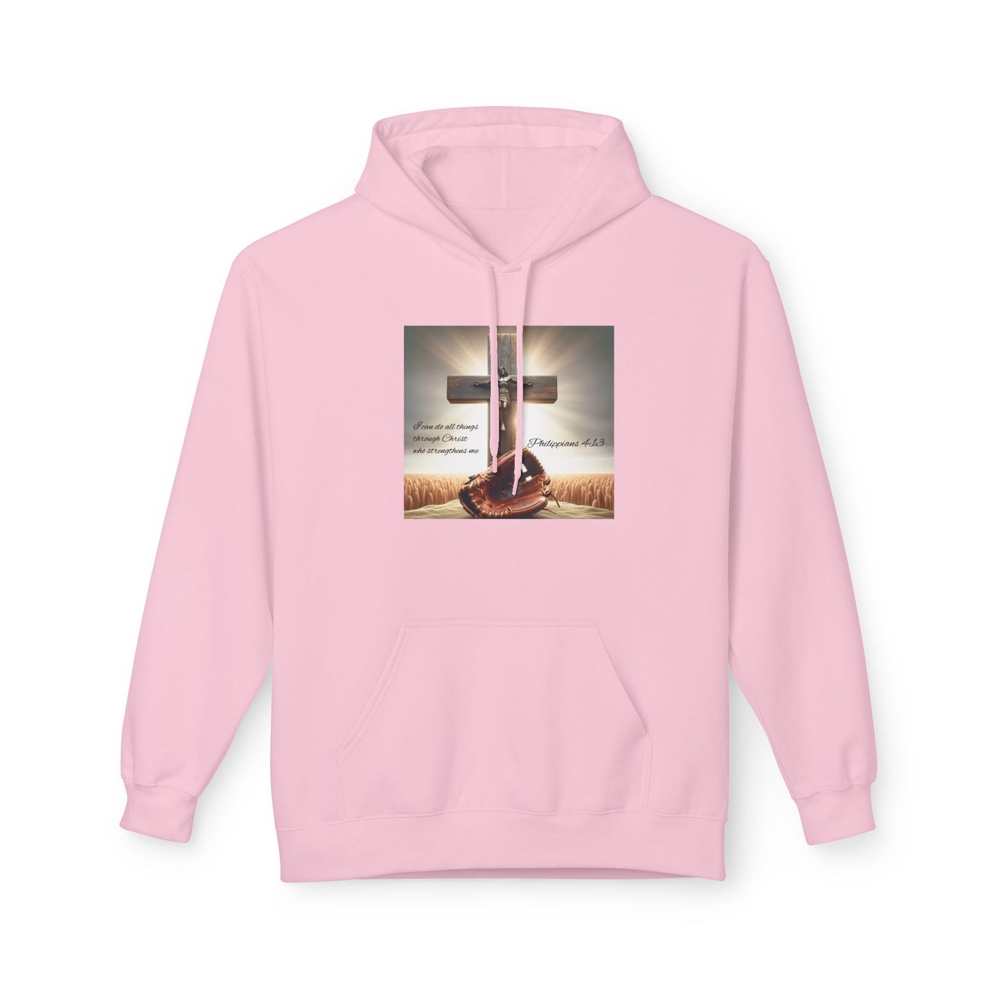 Faith-Inspired Fleece Hoodie, Comfort Apparel, Religious Gift, Christian Style, Winter Warmth, Inspirational Clothing