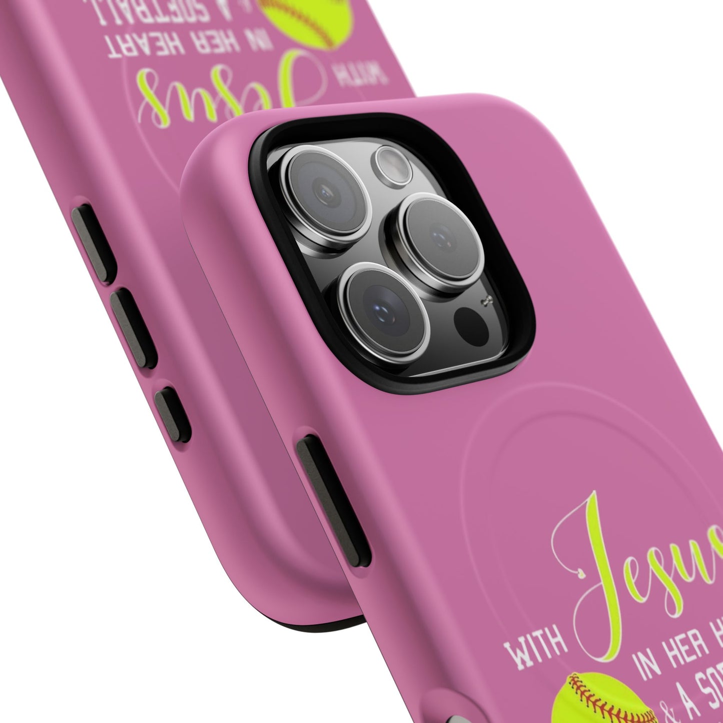 Stylish Magnetic Phone Case, Softball Lover Gift, Unstoppable Case with Jesus Design, Sports Accessory, Christian Sports Enthusiast [...]