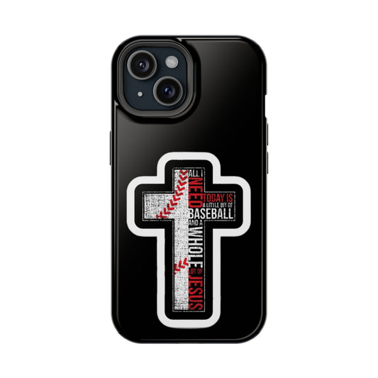 Baseball-themed Phone Case, Religious Cell Phone Cover, Impact-Resistant Case for Sports Lovers, Christian Gifts, Durable Mobile Accessory