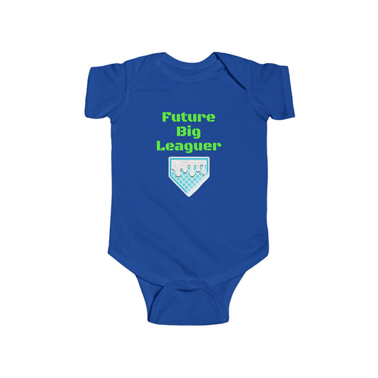 Baby Bodysuit - Future Big Leaguer, Infant Gift, Baby Shower, Newborn Clothes, Team Spirit Outfit, Playful Fashion