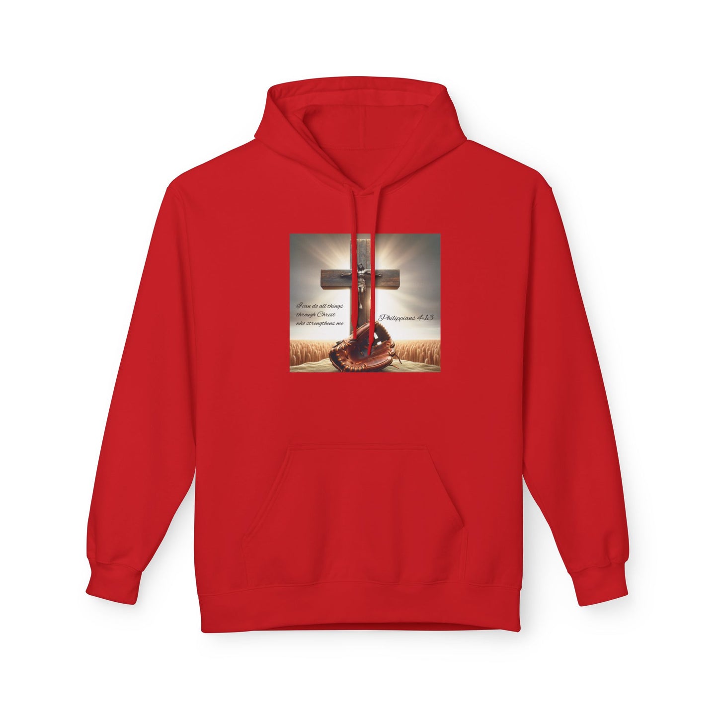 Faith-Inspired Fleece Hoodie, Comfort Apparel, Religious Gift, Christian Style, Winter Warmth, Inspirational Clothing