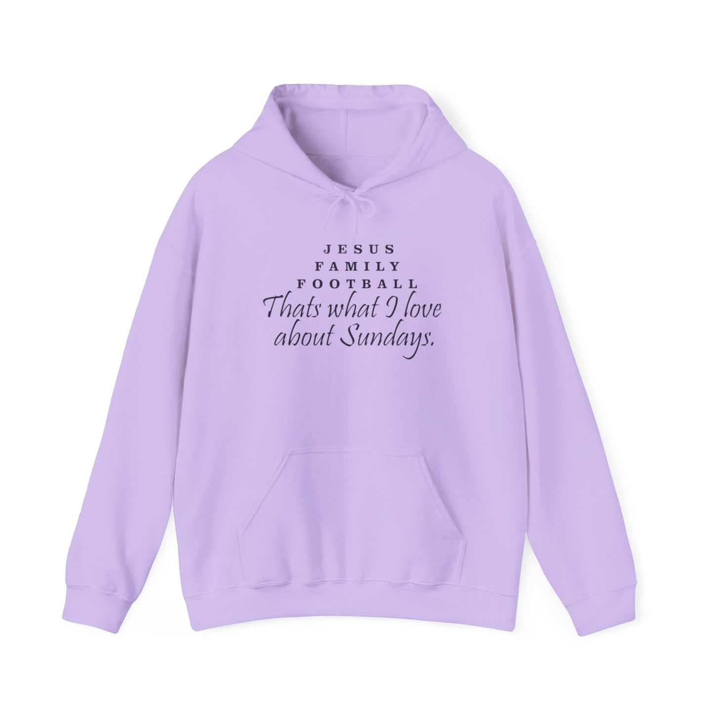 Jesus Family Football Sweatshirt, Unisex Hooded Sweatshirt, Sunday Vibes Hoodie, Family Gatherings Apparel, Faith and Fun Clothing