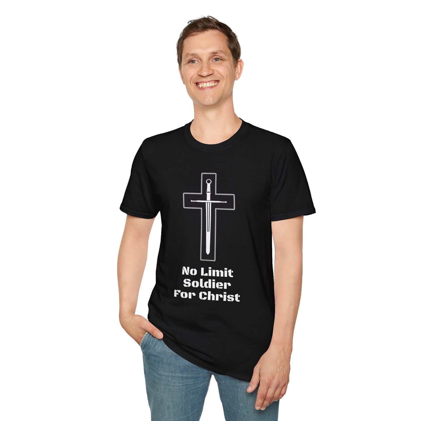 Faith-Inspired Unisex T-Shirt, No Limit Soldier For Christ Tee, Prayer Warrior Graphic Shirt, Inspirational Christian Apparel, Gift [...]