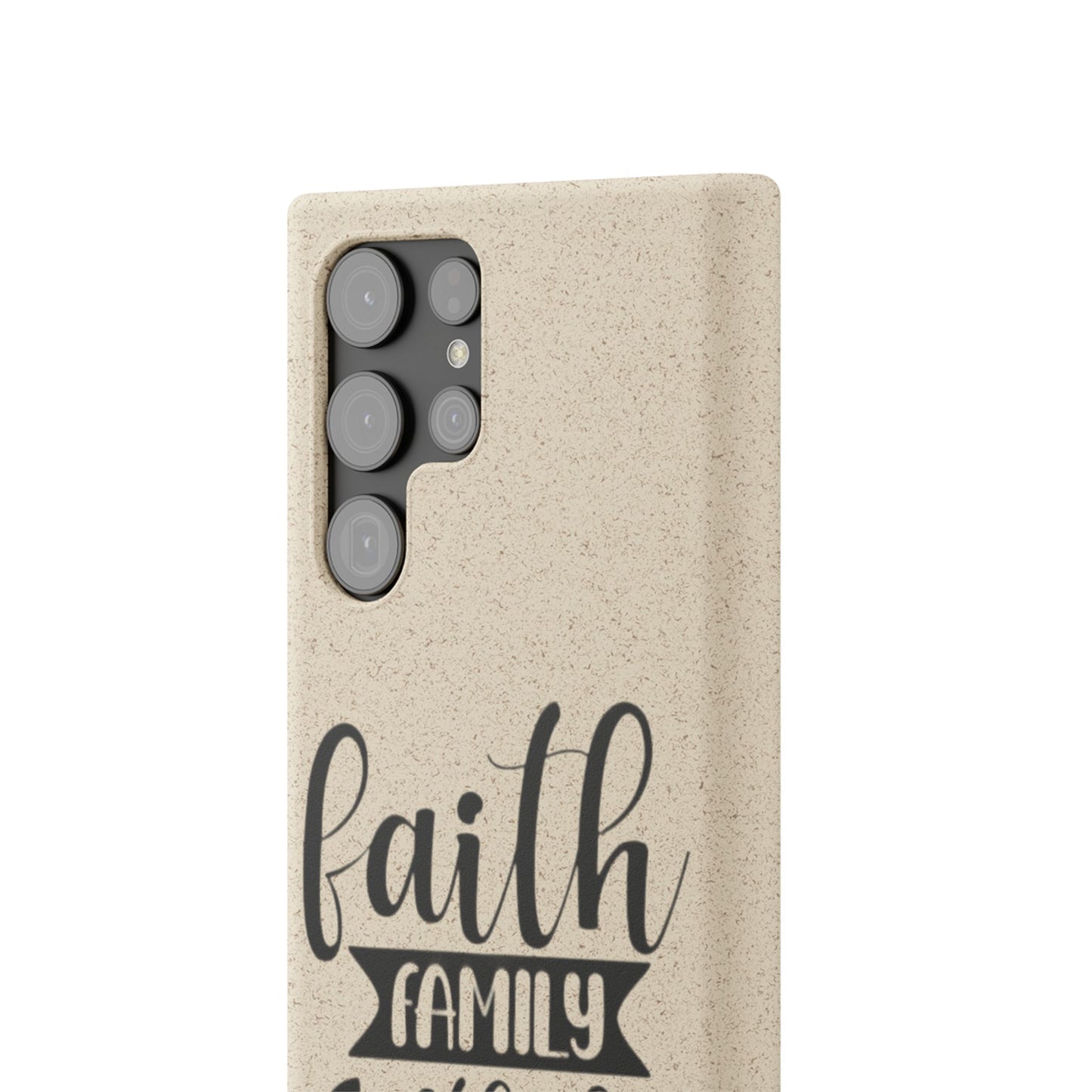 Biodegradable Softball Case - Faith Family Design, Eco-Friendly Phone Cover, Gift for Softball Lovers, Sustainable Accessory, Sports [...]