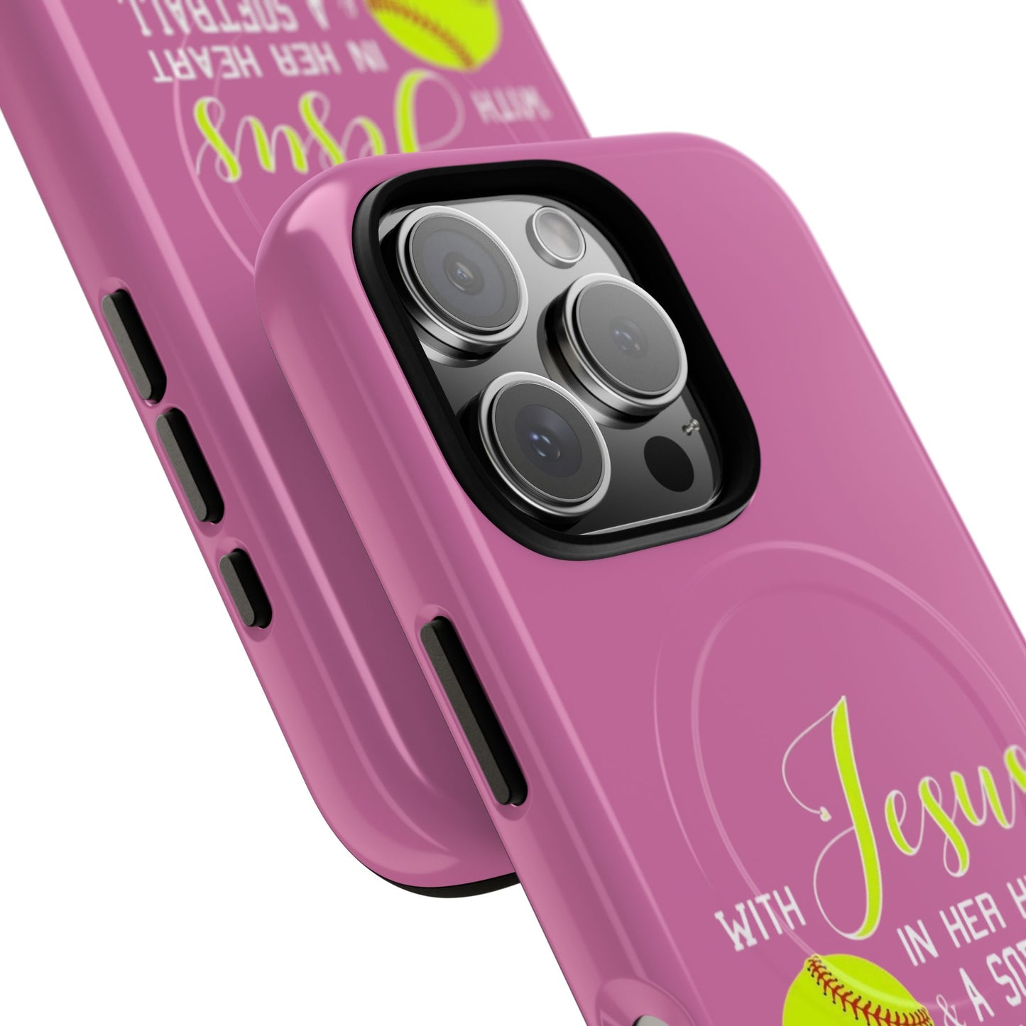 Stylish Magnetic Phone Case, Softball Lover Gift, Unstoppable Case with Jesus Design, Sports Accessory, Christian Sports Enthusiast [...]