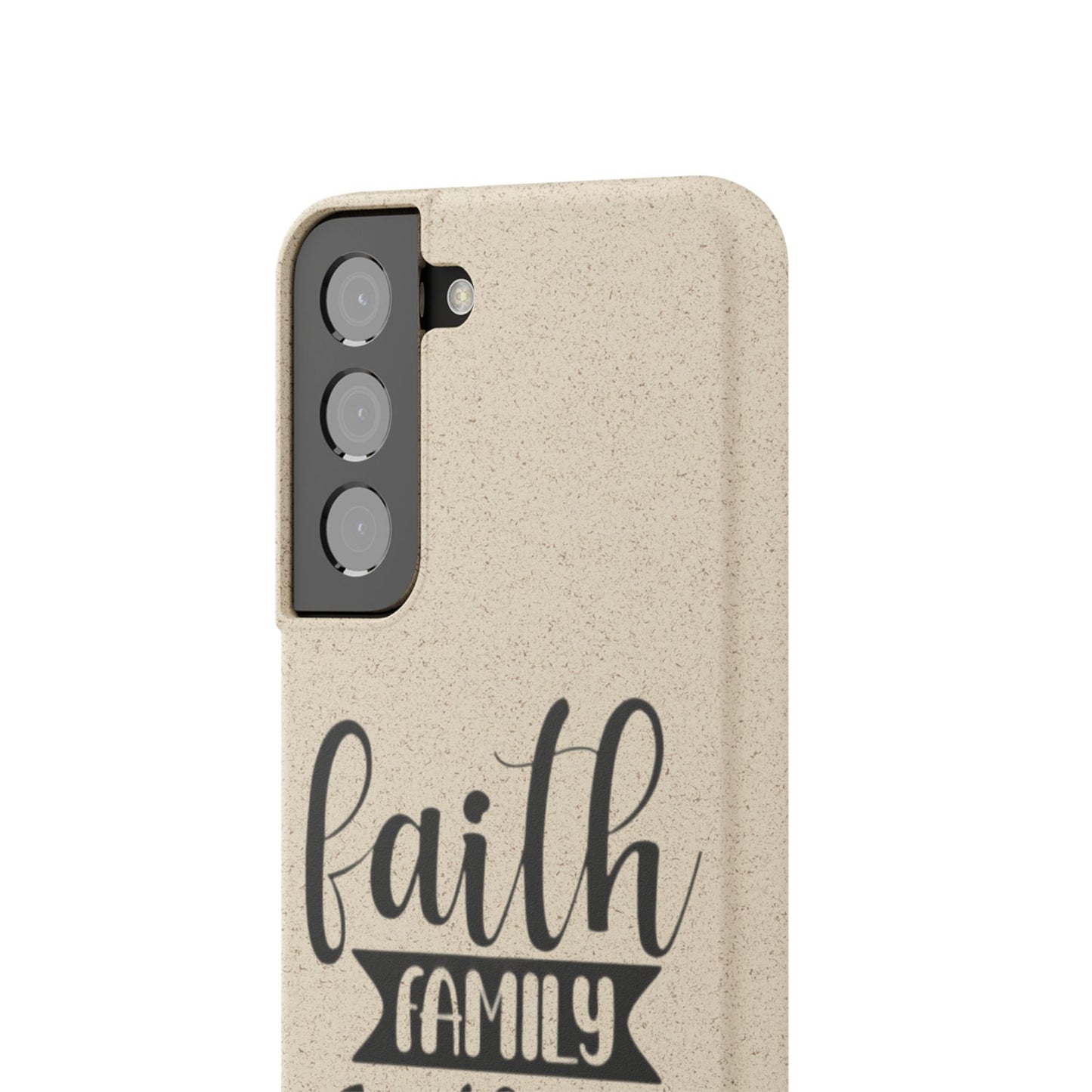 Biodegradable Softball Case - Faith Family Design, Eco-Friendly Phone Cover, Gift for Softball Lovers, Sustainable Accessory, Sports [...]