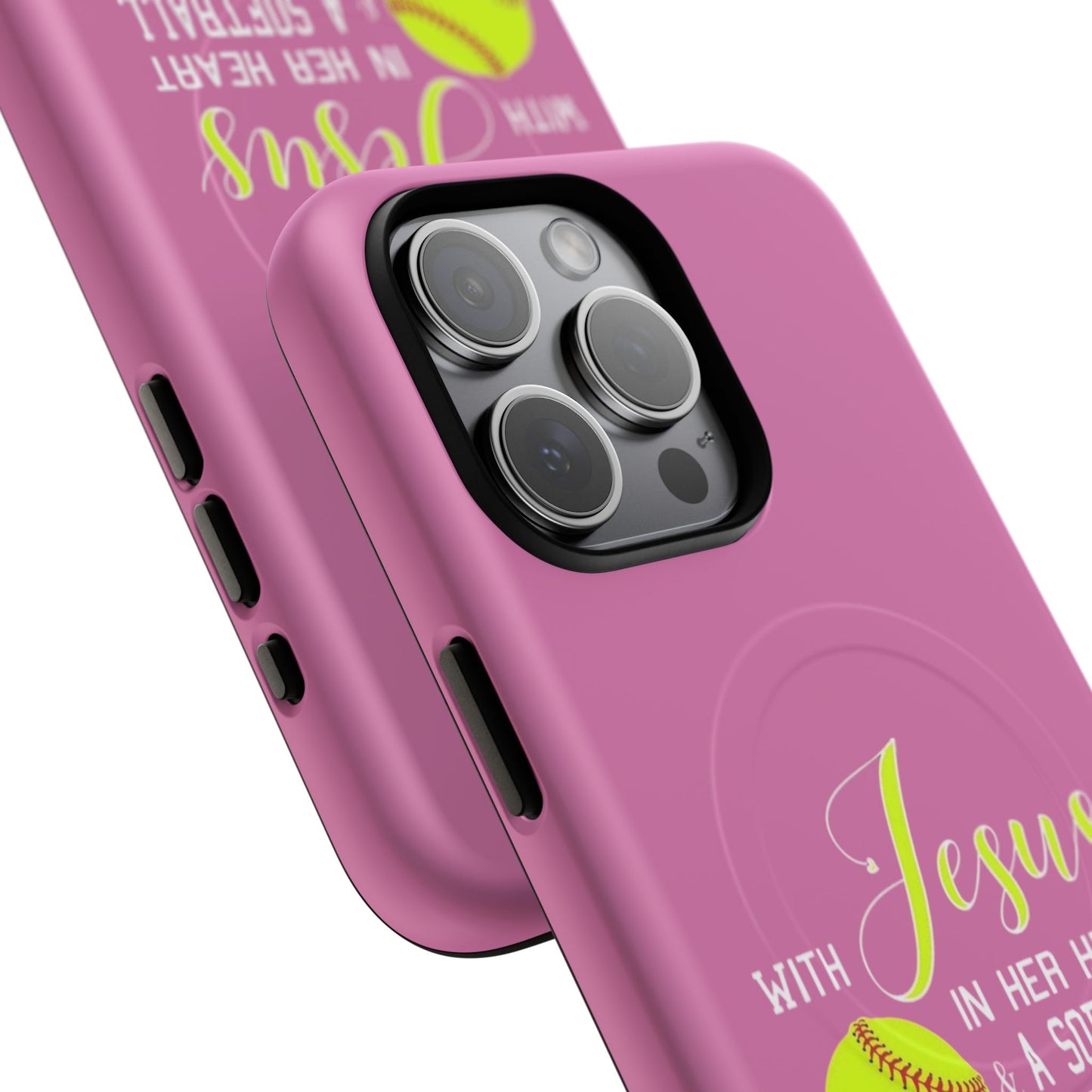 Stylish Magnetic Phone Case, Softball Lover Gift, Unstoppable Case with Jesus Design, Sports Accessory, Christian Sports Enthusiast [...]