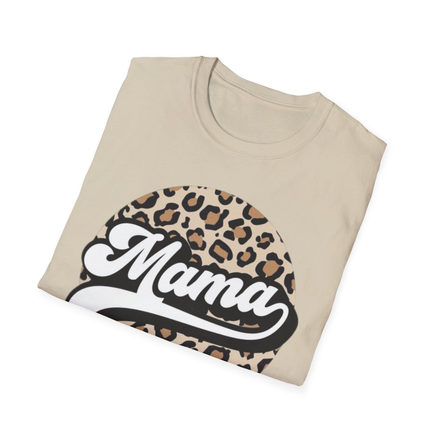 Mama Leopard Print Unisex T-Shirt, Cute Gift for Moms, Mother’s Day, Casual Wear, Animal Print Tee, Family T-Shirt