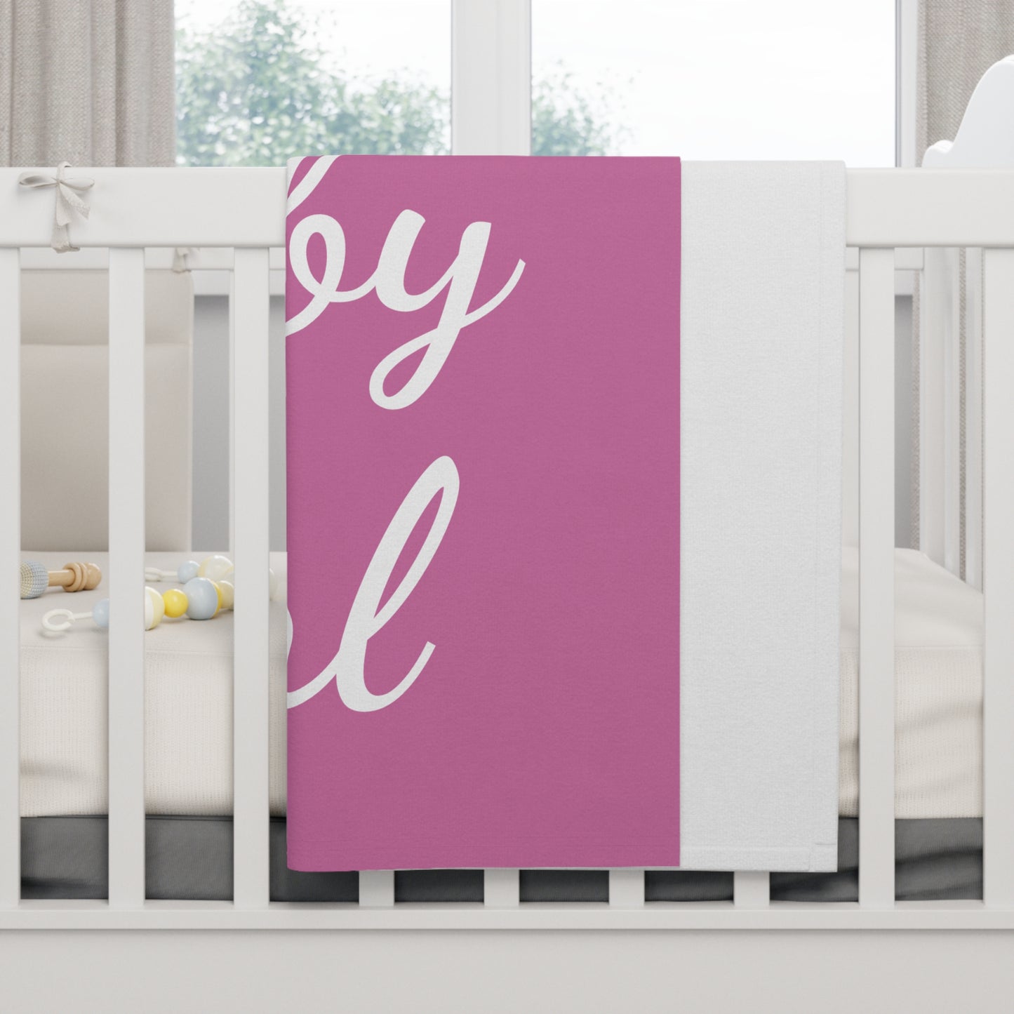 Sassy Baby Fleece Blanket, Soft Baby Blanket for Girls, Nursery Decor, Baby Shower Gift, Cozy Infant Wrap