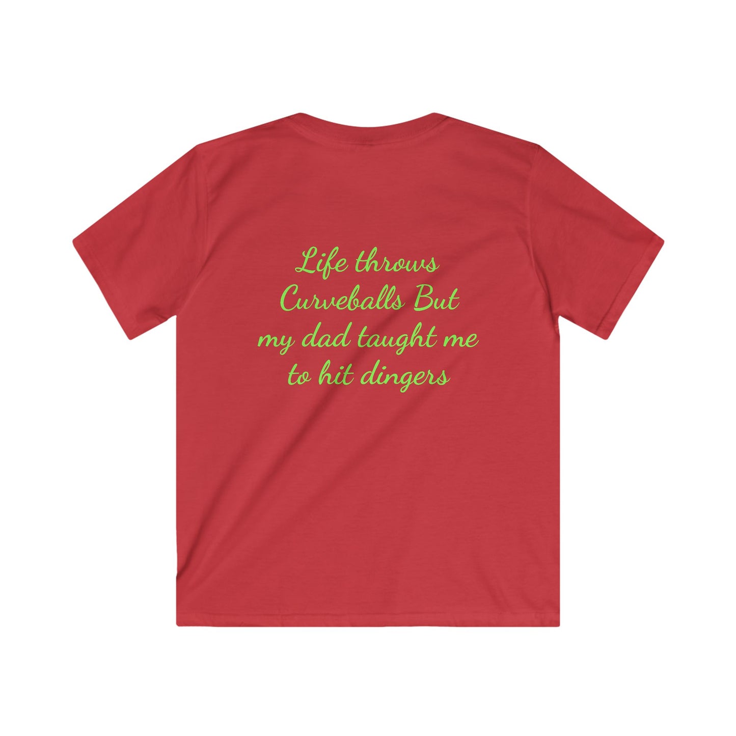 Kids Sports Quote Tee, Fun Kids T-Shirt, Gift for Young Athletes, Baseball Fan Shirt, Youth Softstyle Shirt, Inspirational Kid's Apparel