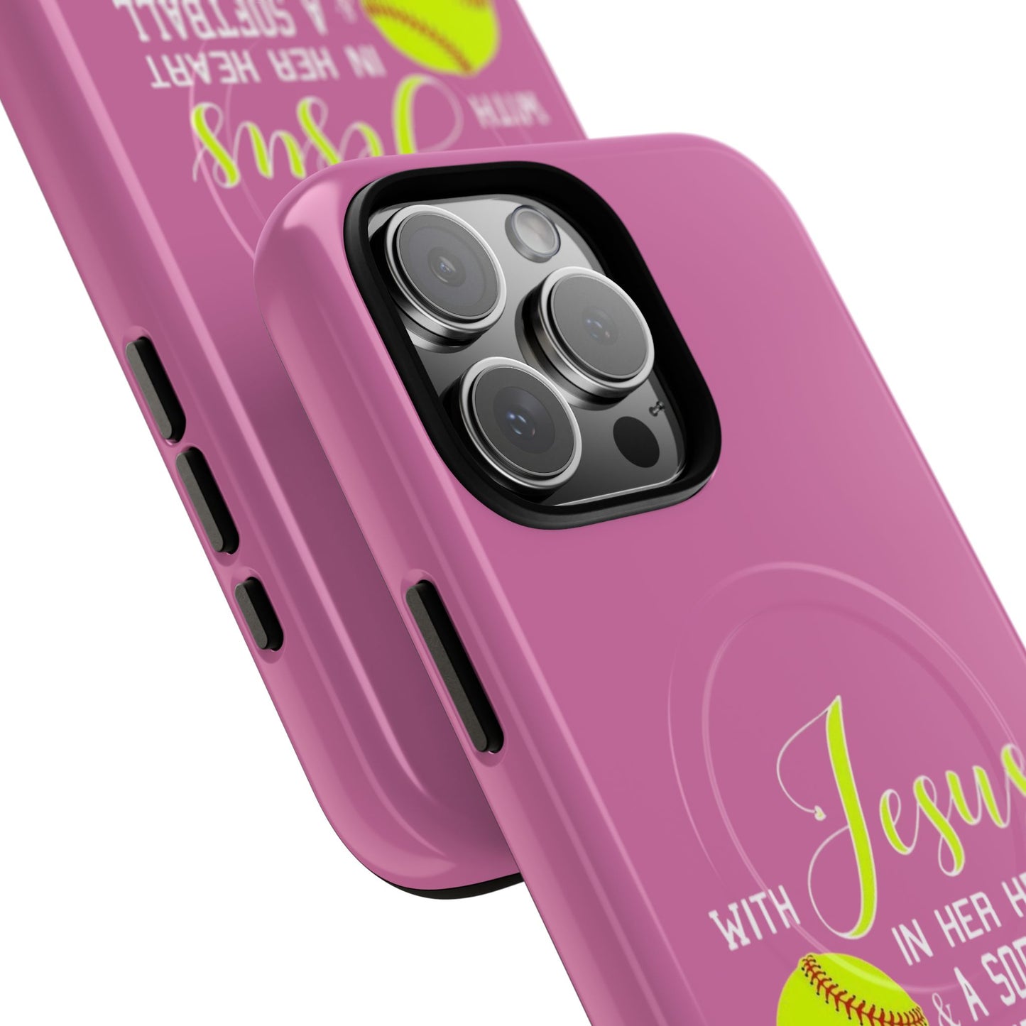 Stylish Magnetic Phone Case, Softball Lover Gift, Unstoppable Case with Jesus Design, Sports Accessory, Christian Sports Enthusiast [...]