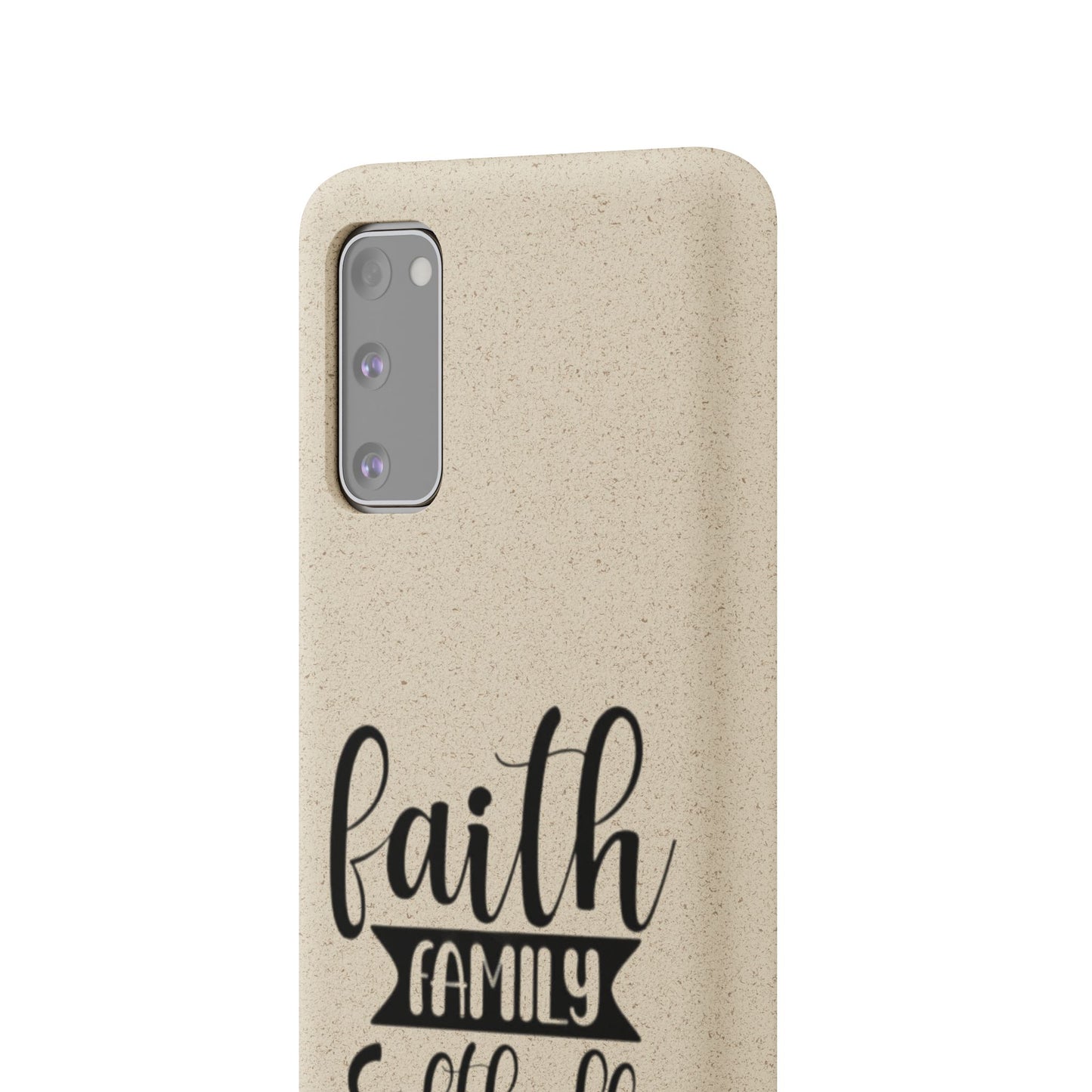 Biodegradable Softball Case - Faith Family Design, Eco-Friendly Phone Cover, Gift for Softball Lovers, Sustainable Accessory, Sports [...]