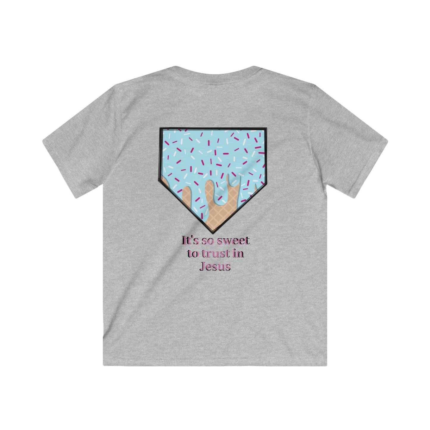 Kids Inspirational Graphic Tee with Fun Designs, Sweet Faith T-Shirt, Cute Youth Tops, Perfect for Birthdays, Family Gatherings, [...]